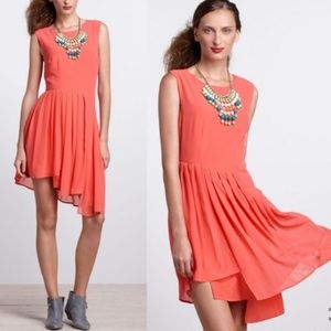 NWT Anthropologie Coral Dress